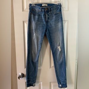 Madewell high rise skinny jeans size 27
